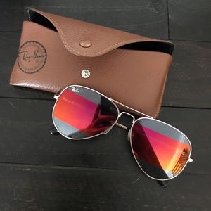 Rayban sunglasses with case.